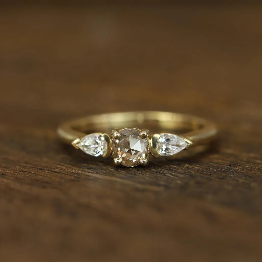 Sona Champagne Diamond Engagement Ring