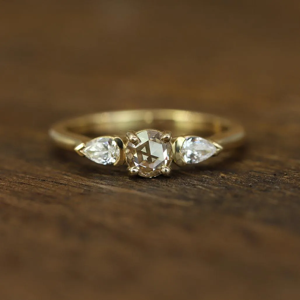 Sona Champagne Diamond Engagement Ring