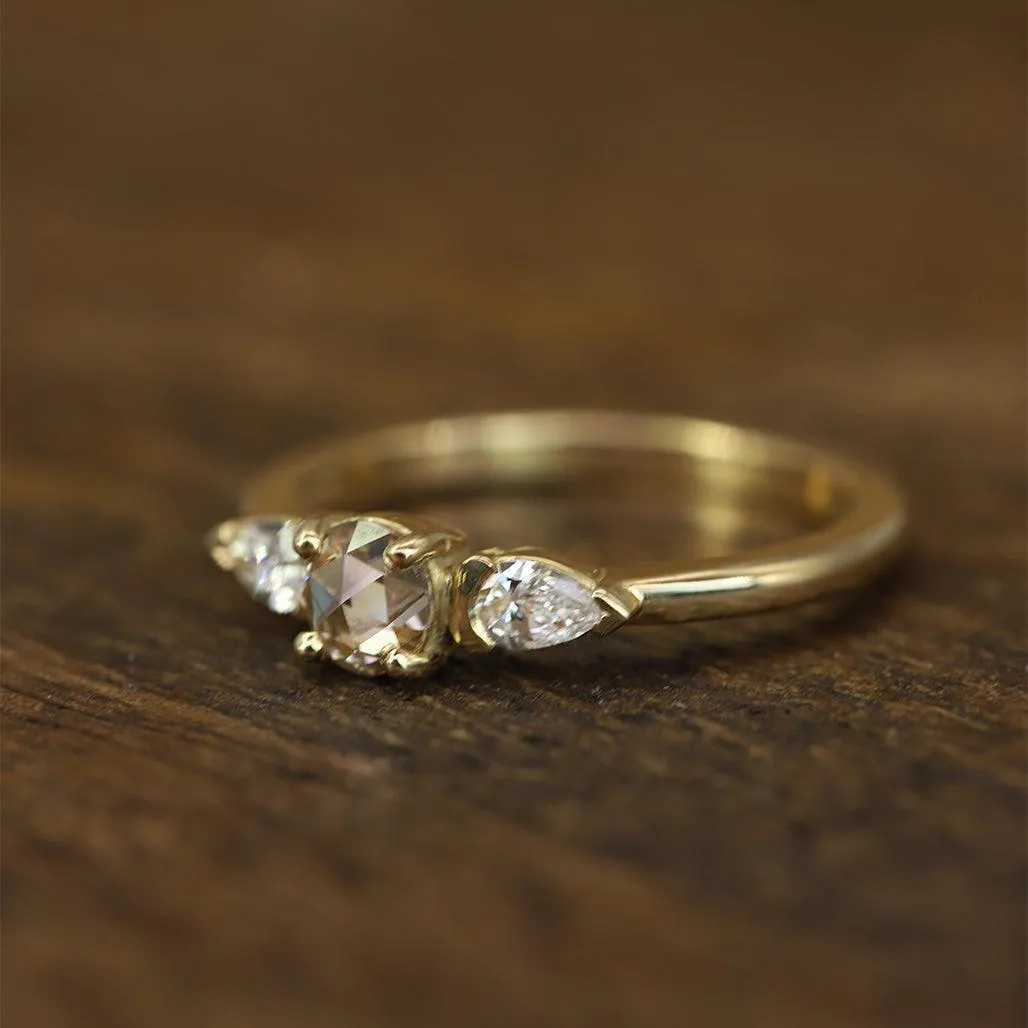 Sona Champagne Diamond Engagement Ring