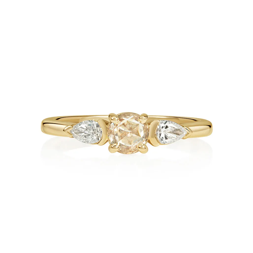 Sona Champagne Diamond Engagement Ring