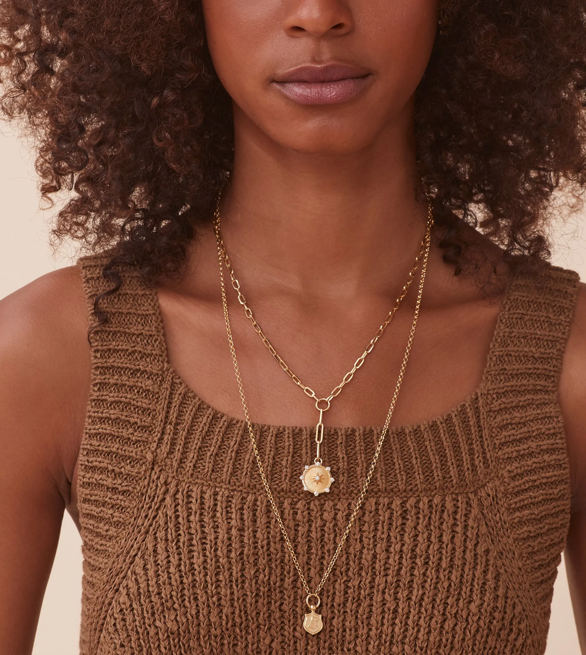Spark - Love : Refined Clip Extension Chain Necklace
