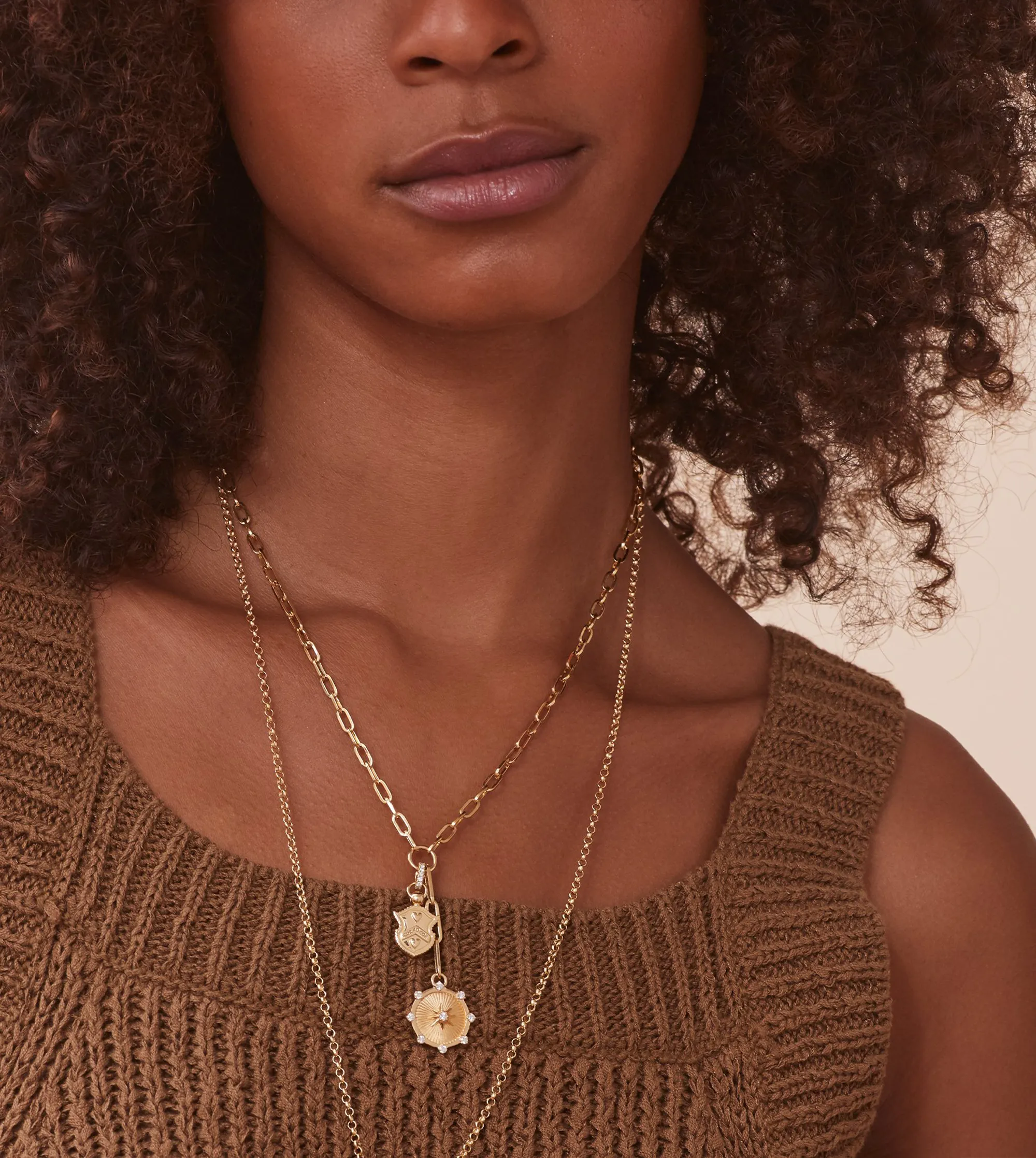Spark - Love : Refined Clip Extension Chain Necklace