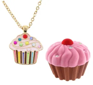 Sparkling Cupcake Pendant