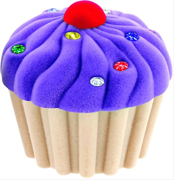 Sparkling Cupcake Pendant