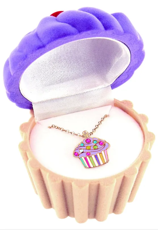 Sparkling Cupcake Pendant