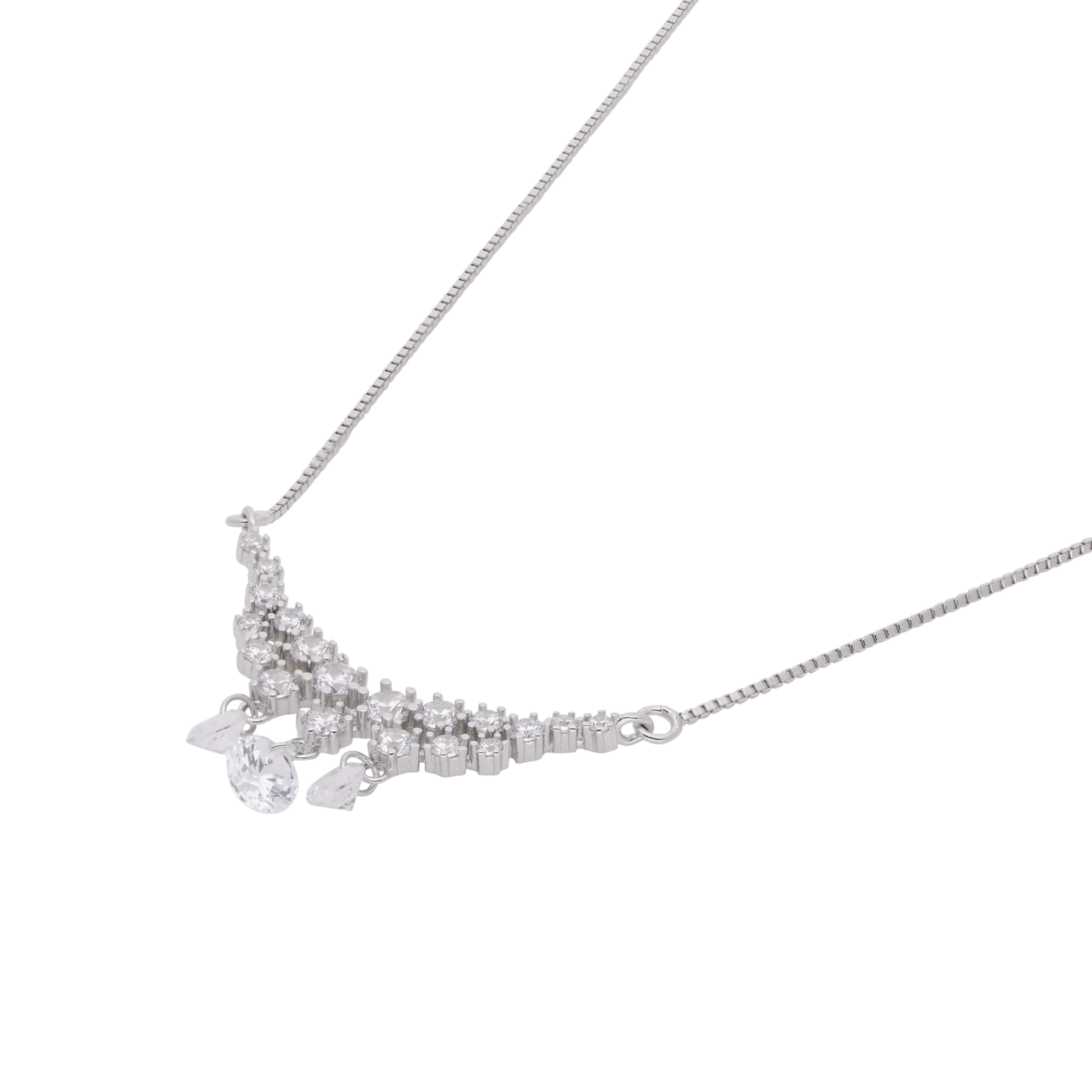 Sparkling Double Hook Zircon Pendant | SKU : 0020859831, 0020859824, 0020859817, 0003403068 , 0020859848, 0003403051, 0020859855, 0020859862