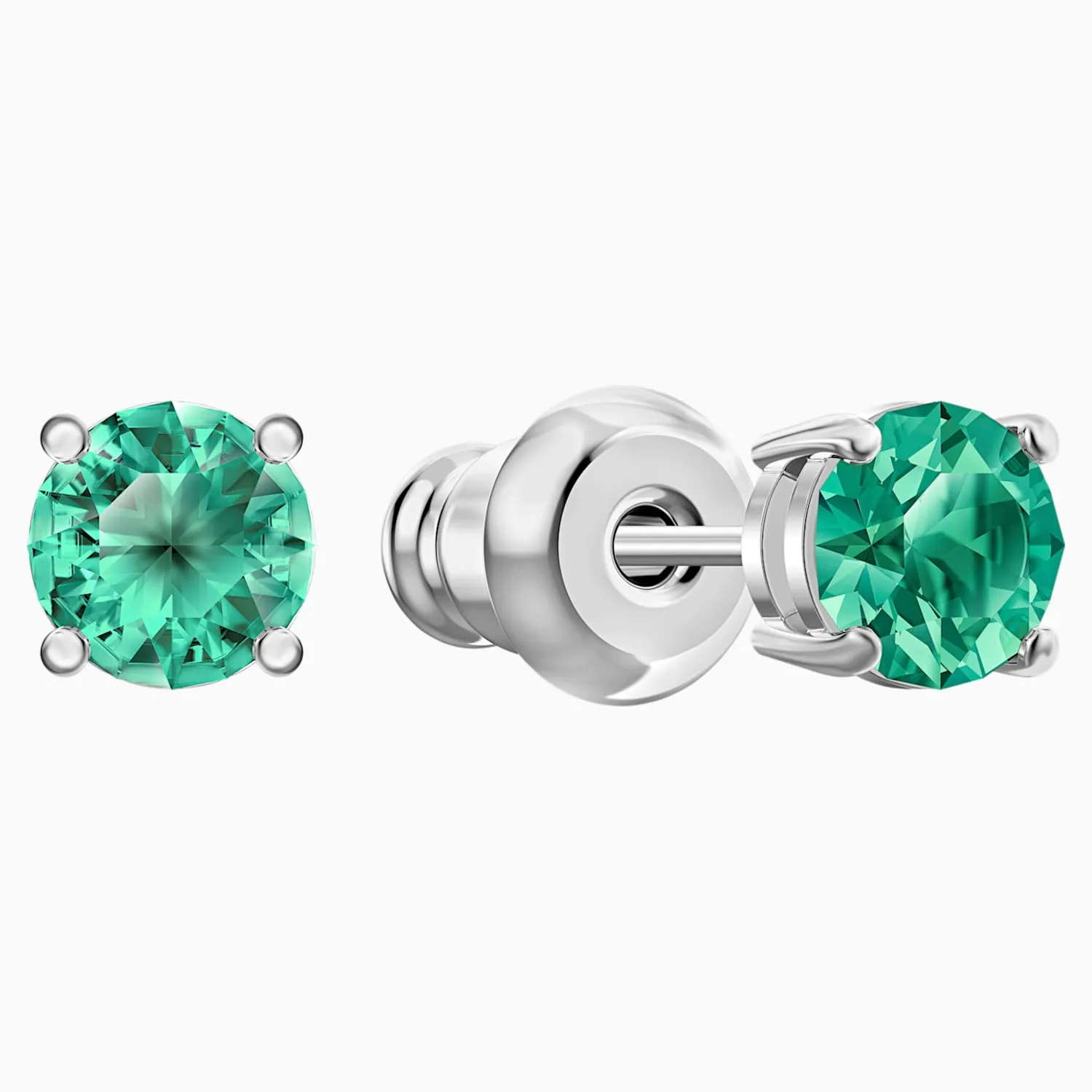 Swarovski Jewelry SPARKLING DANCE SET, Green, Rhodium -5516965