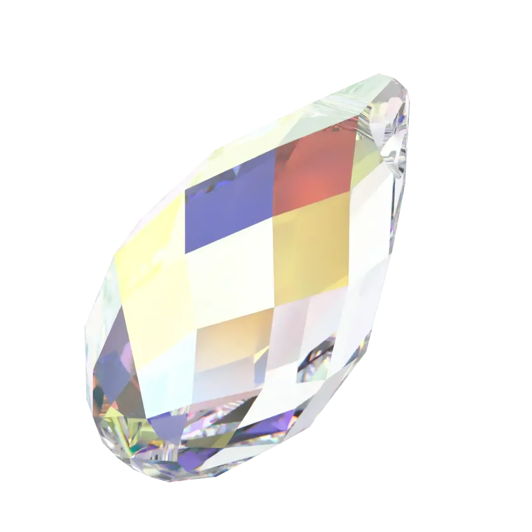 Swarovski Pendants Briolette (6010) Crystal AB
