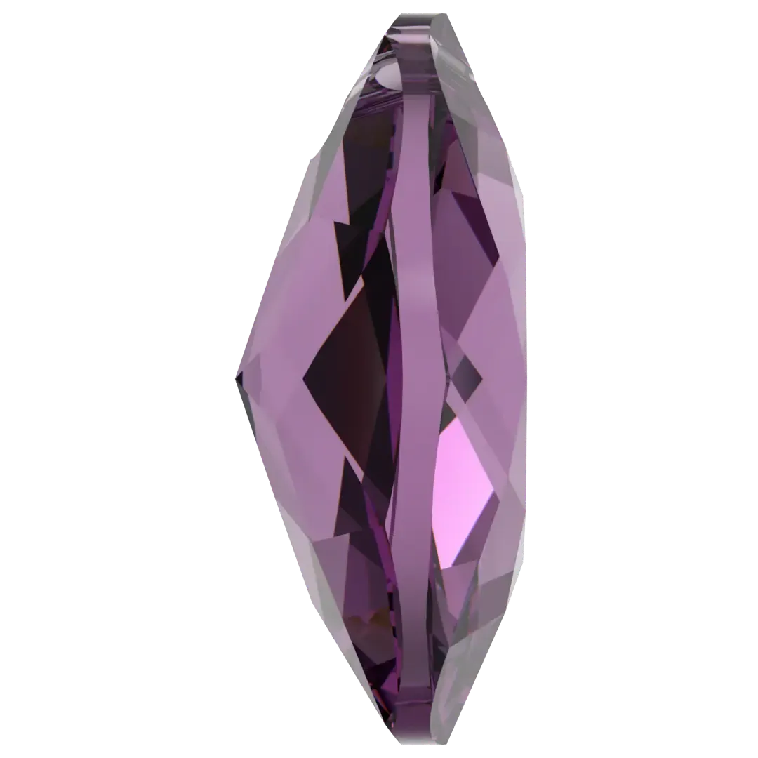 Swarovski Pendants Elliptic Cut (6438) Amethyst
