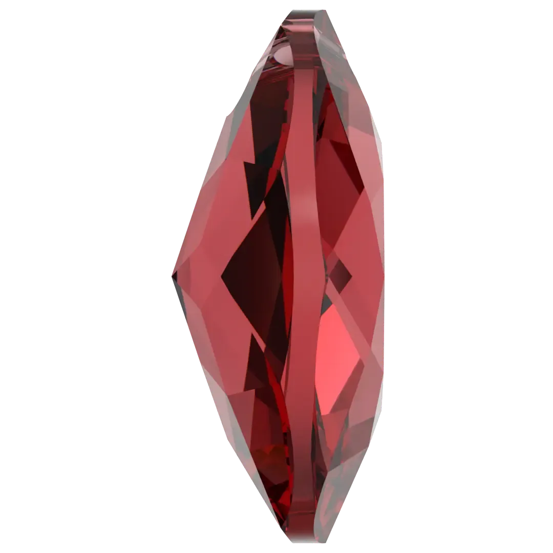 Swarovski Pendants Elliptic Cut (6438) Scarlet
