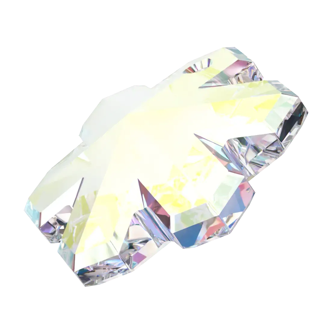 Swarovski Pendants Snowflake (6704) Crystal AB