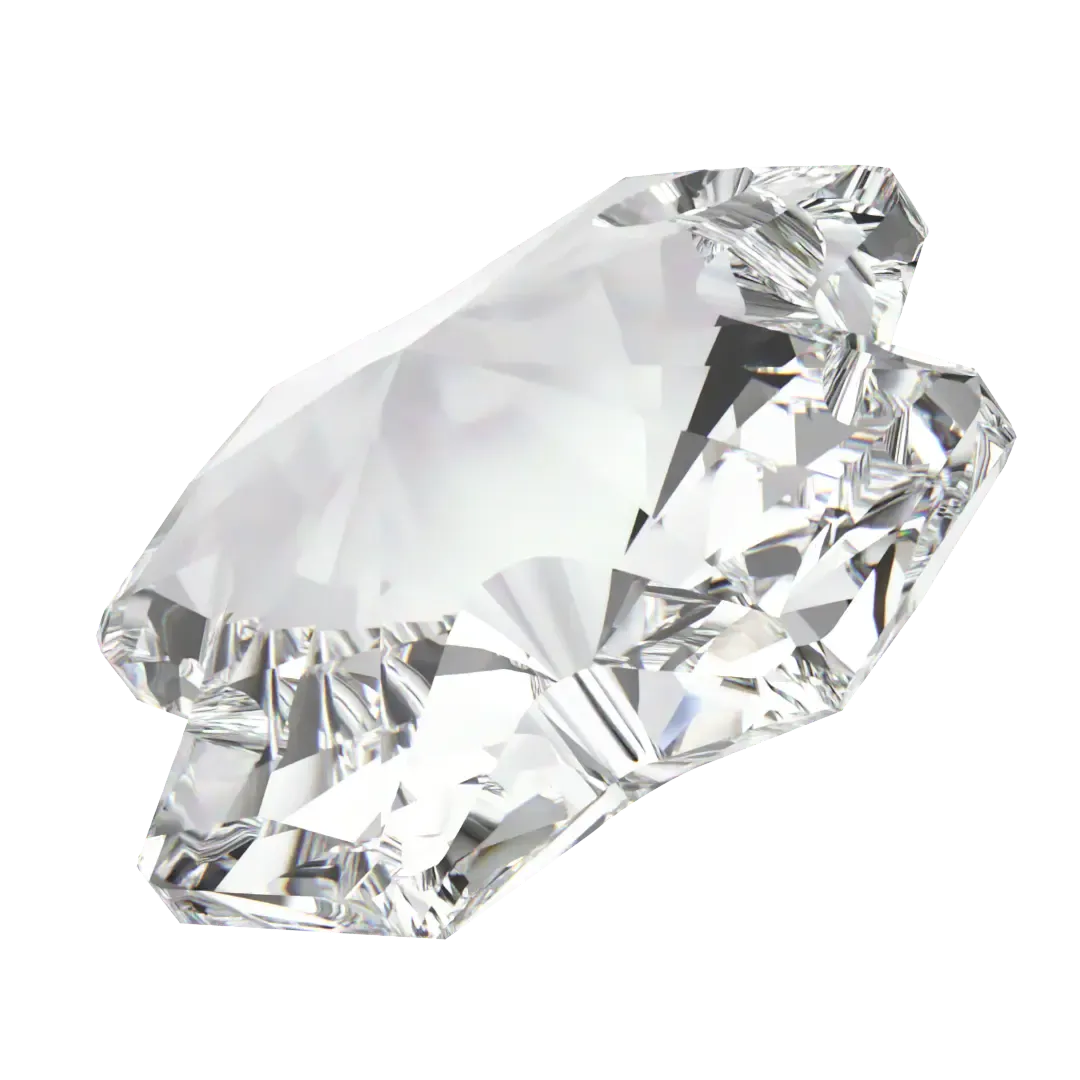 Swarovski Pendants Square Cross (6866) Crystal