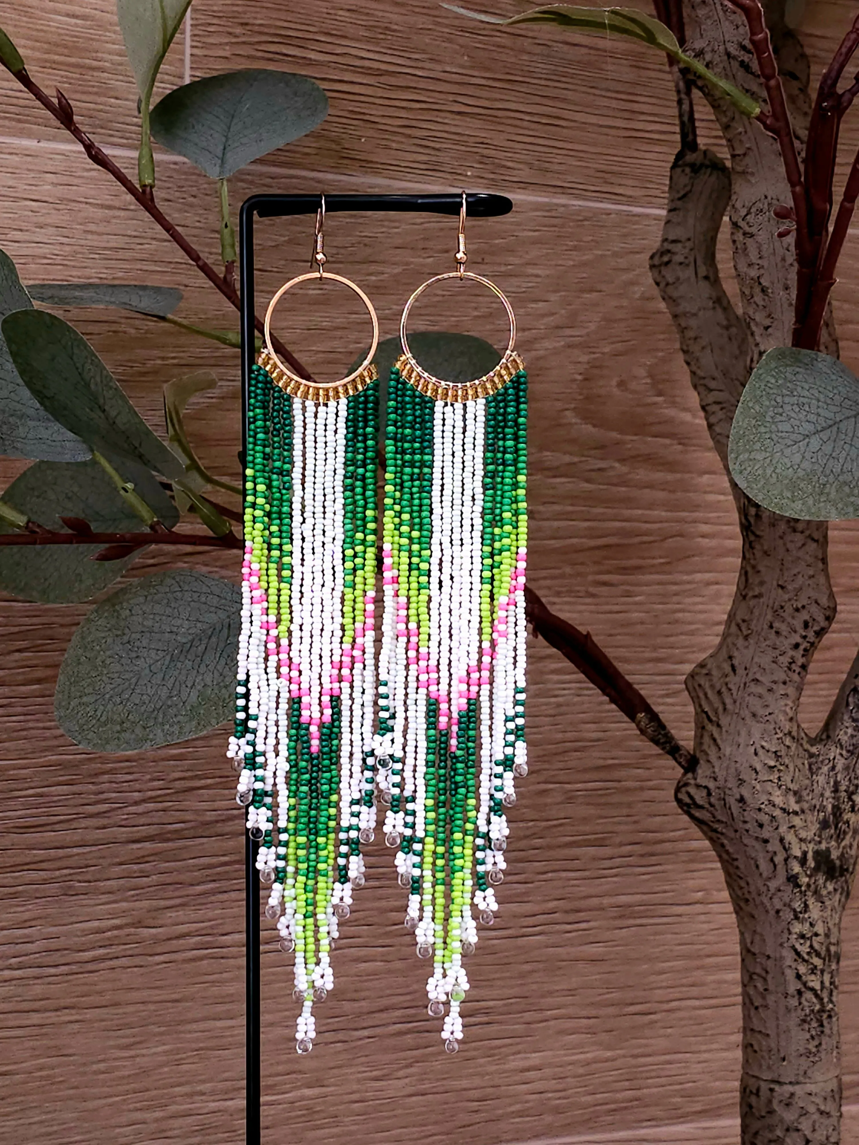 The Emerald Cascade Earrings