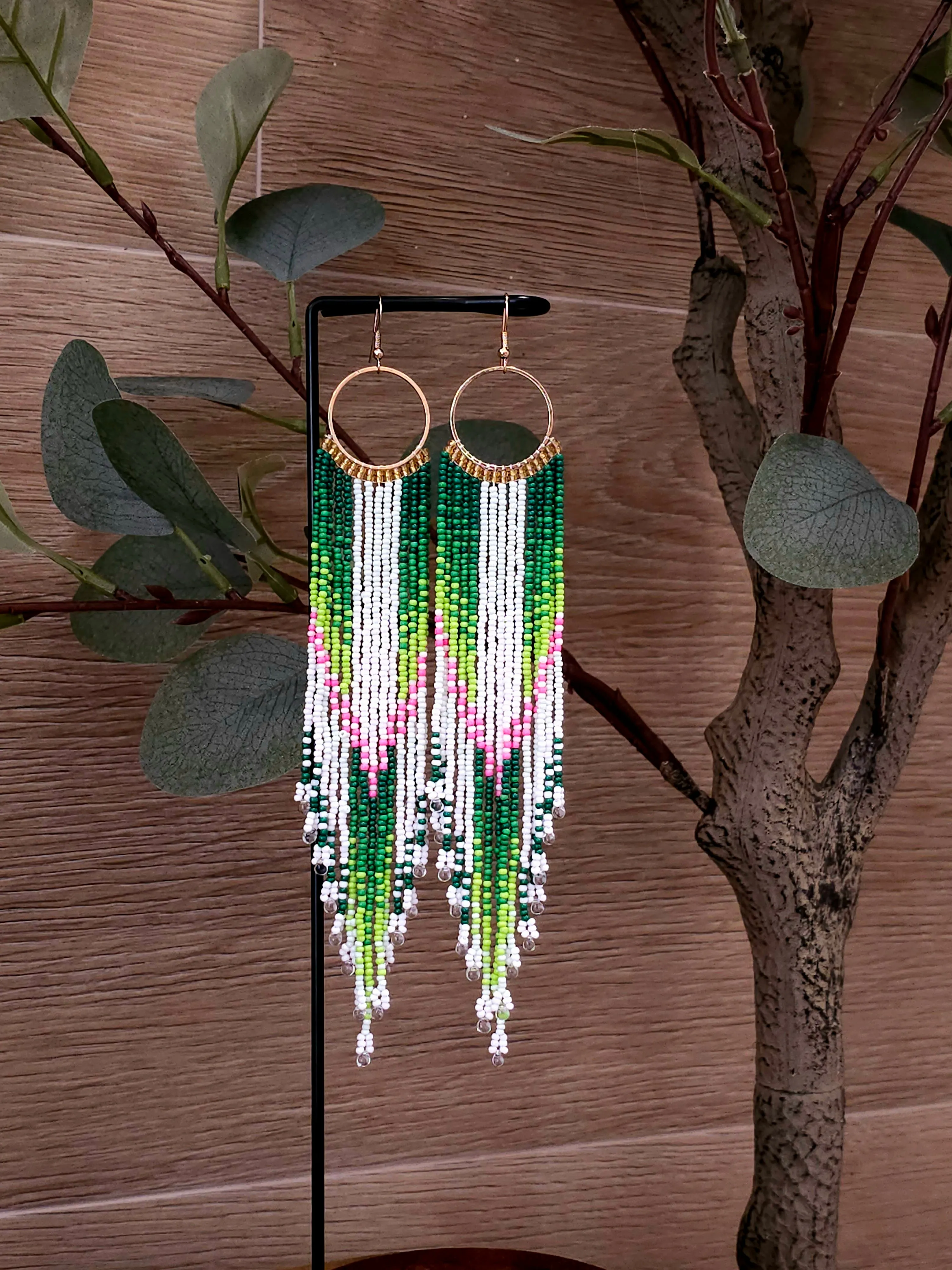 The Emerald Cascade Earrings