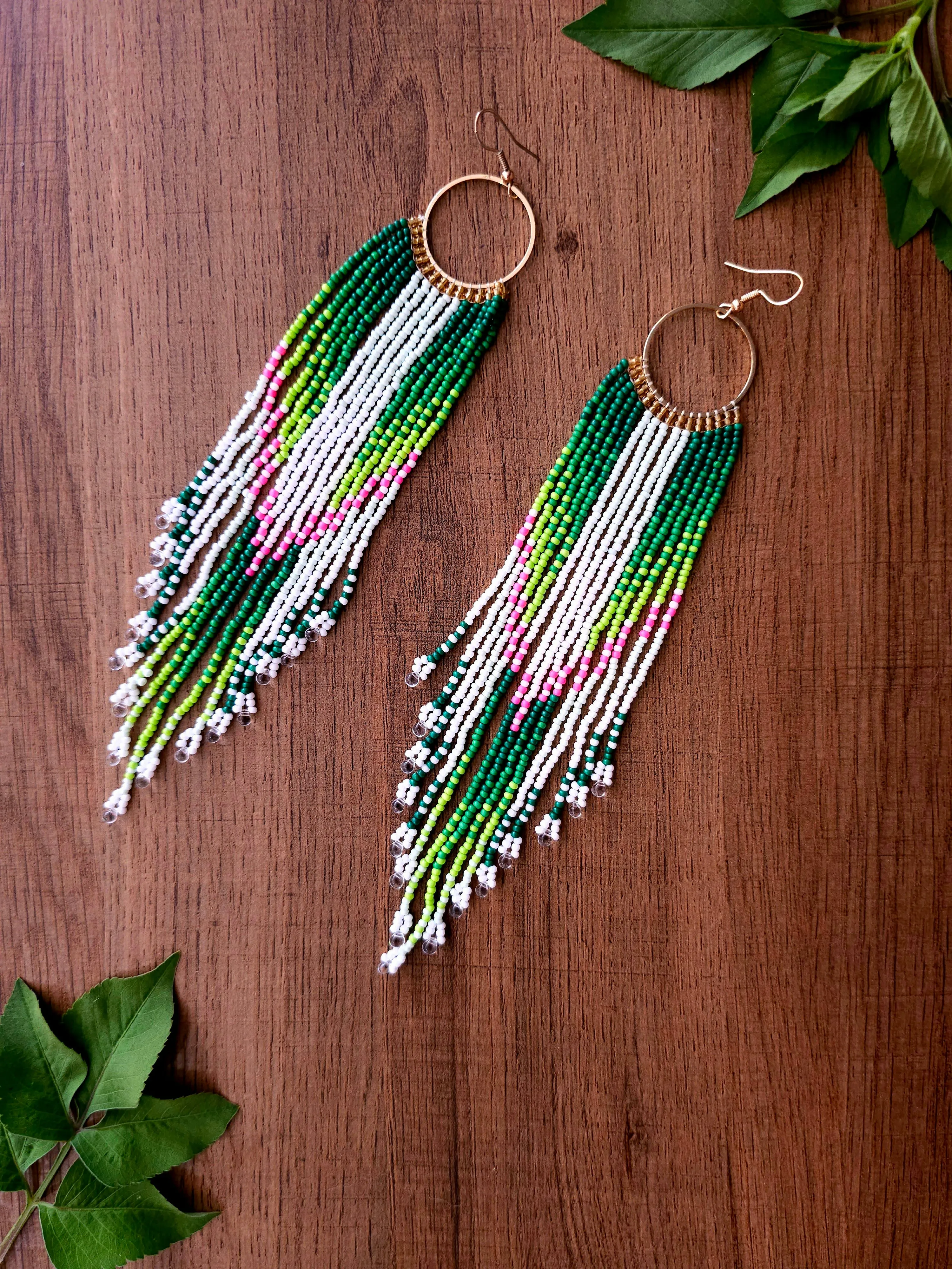 The Emerald Cascade Earrings