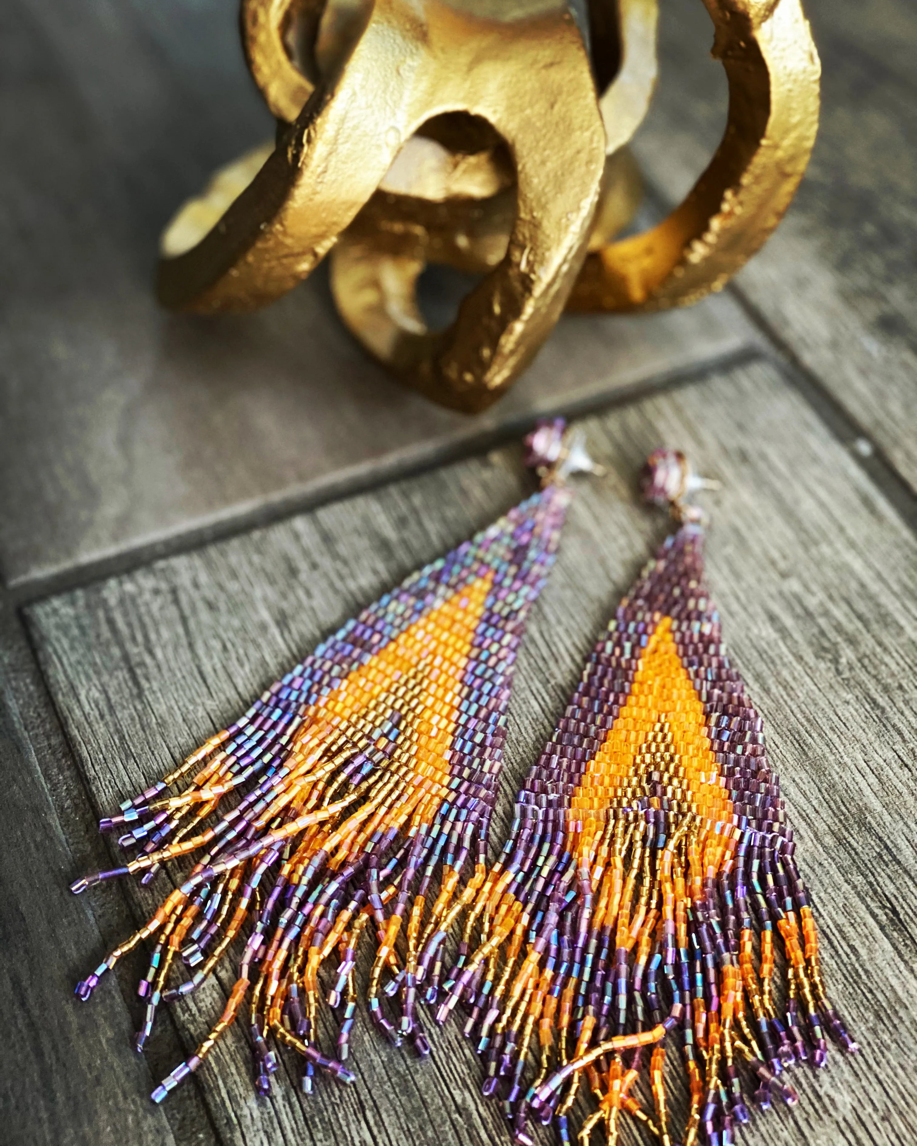 The Playful Fan Earring