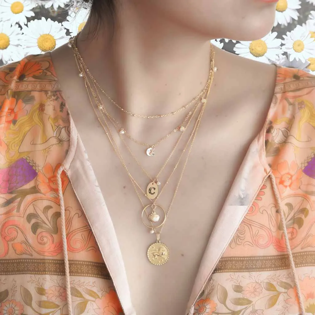 The Virgo Necklace - Solid Gold
