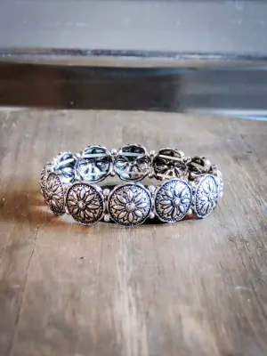 Thistle Concho Stretch Bracelet