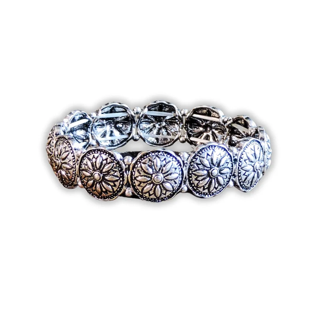 Thistle Concho Stretch Bracelet