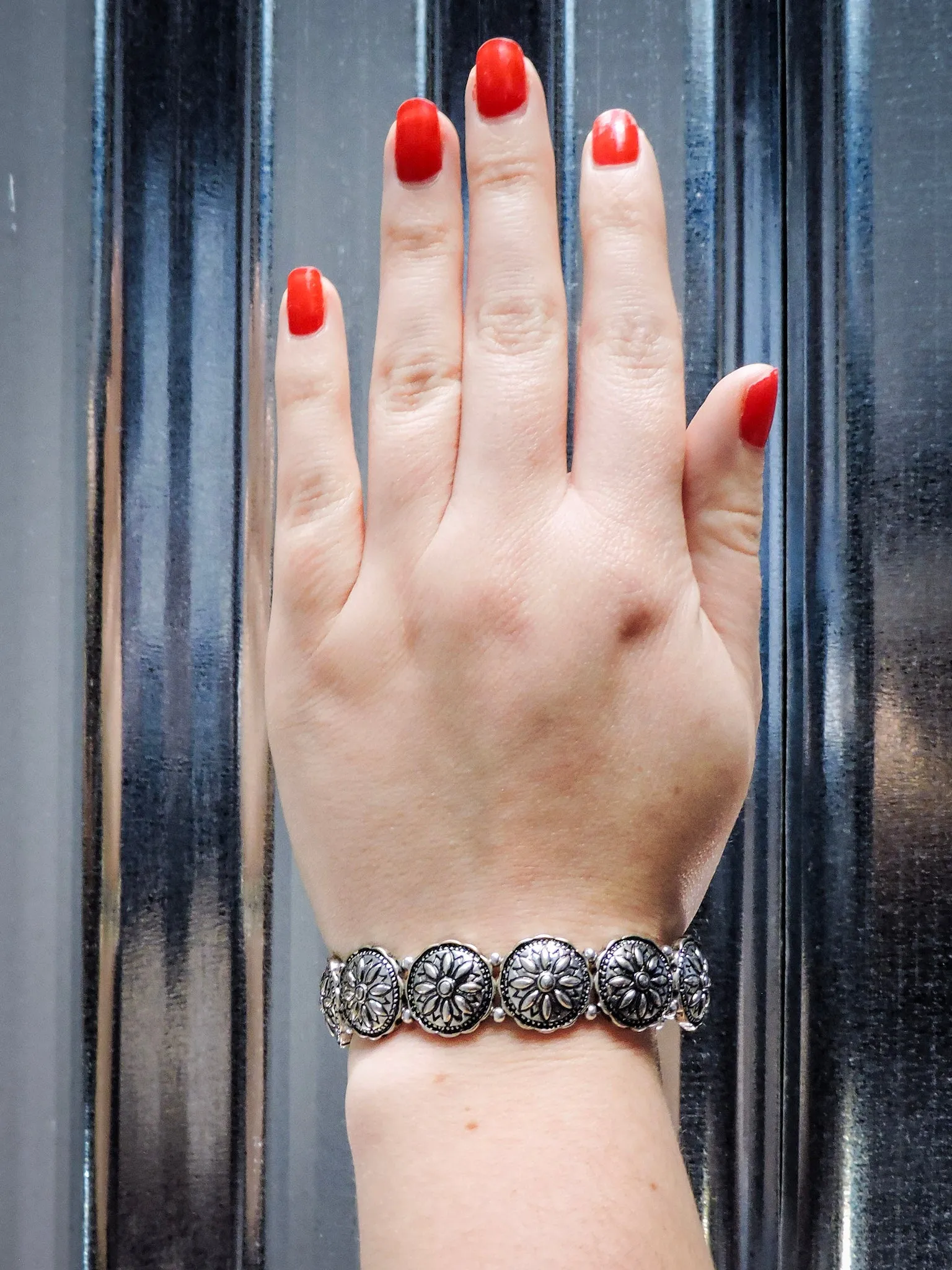 Thistle Concho Stretch Bracelet