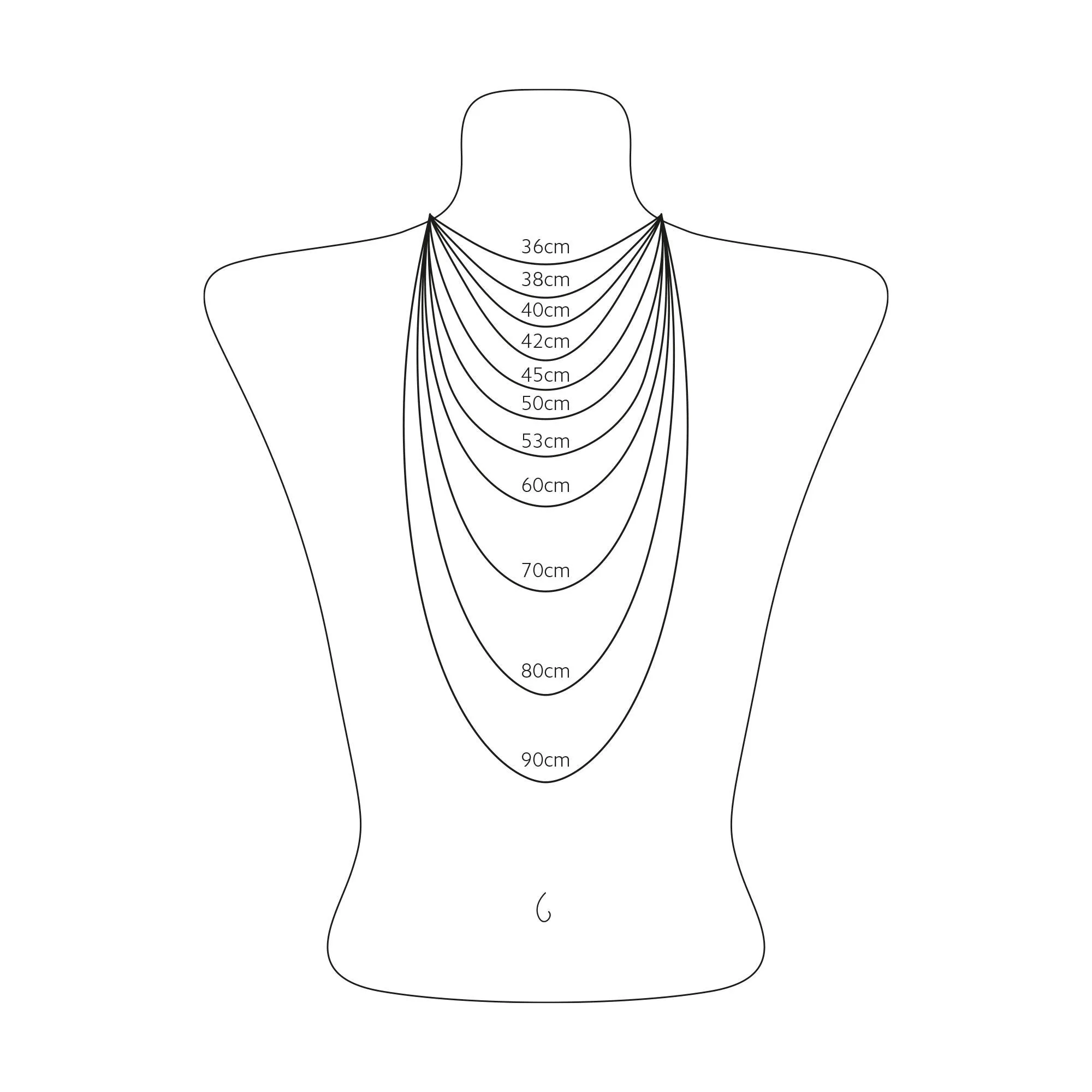 THOMAS SABO Necklace with letter pendant P and white zirconia - gold