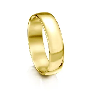 Traditional 6mm Wedding Ring in 18ct Yellow Gold