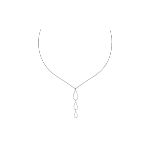 Tri Petal Long Pendant