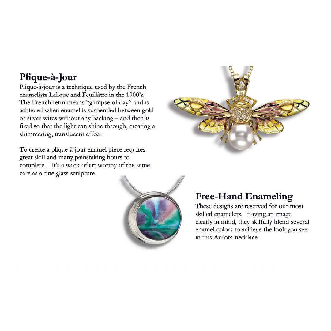 Twin Dolphins Rhodium Plated Eternal Water Chain Pendants