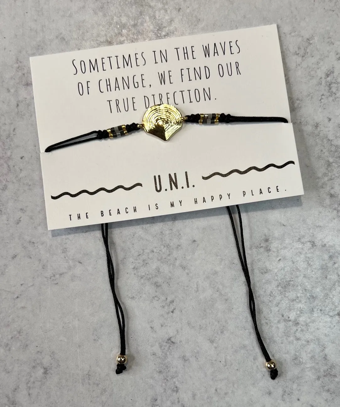 U.N.I. Seashell Bracelets