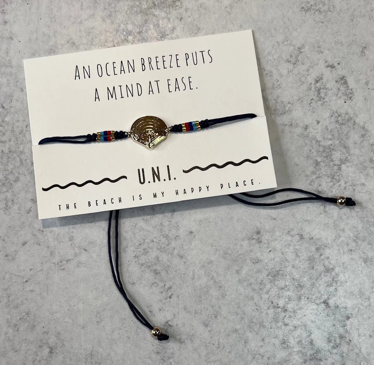 U.N.I. Seashell Bracelets