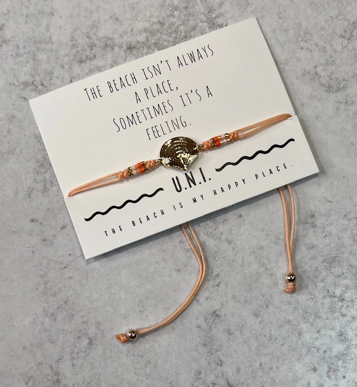 U.N.I. Seashell Bracelets